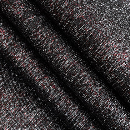 Metallic Wine and Silver Crackle Luxury Brocade Detail