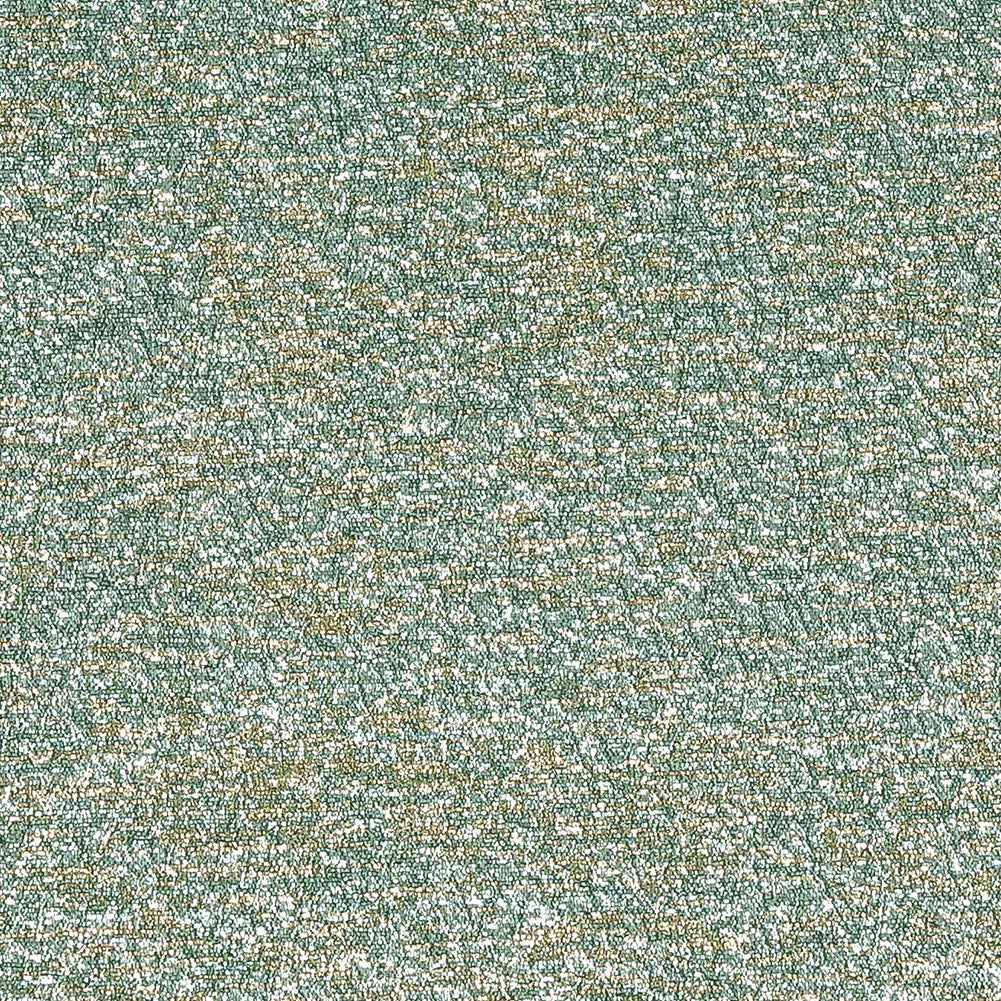 Metallic Seafoam and Pea Green Crackle Luxury Brocade Full