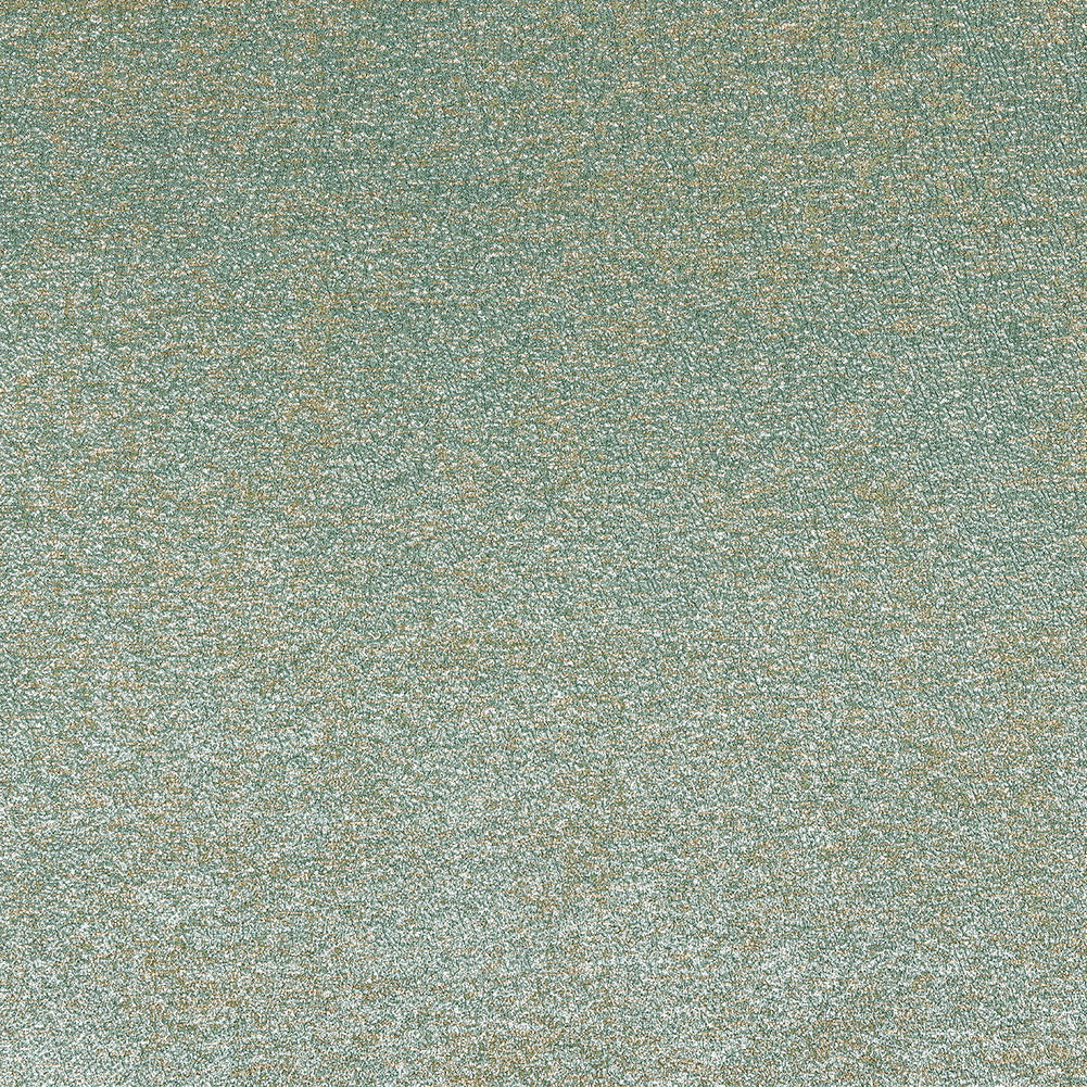 Metallic Seafoam and Pea Green Crackle Luxury Brocade