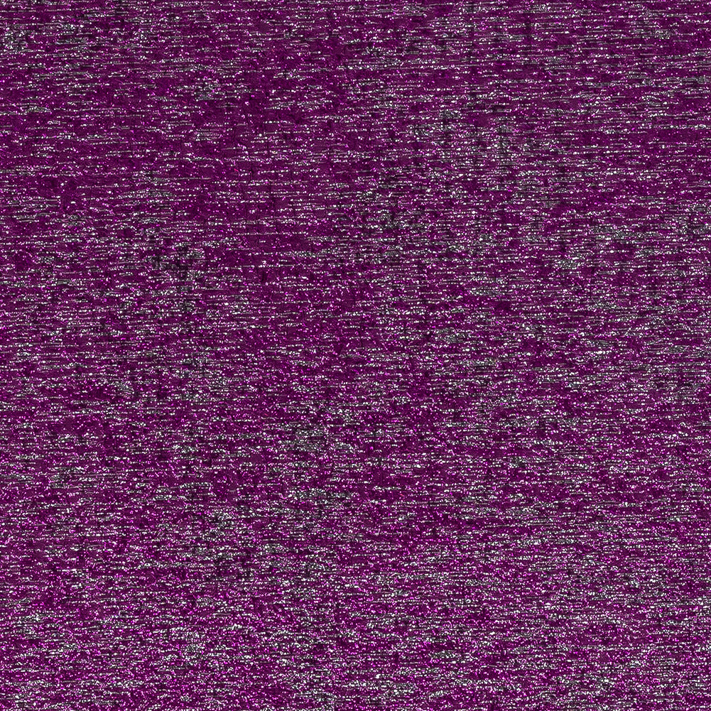Metallic Magenta and Silver Crackle Luxury Brocade Full