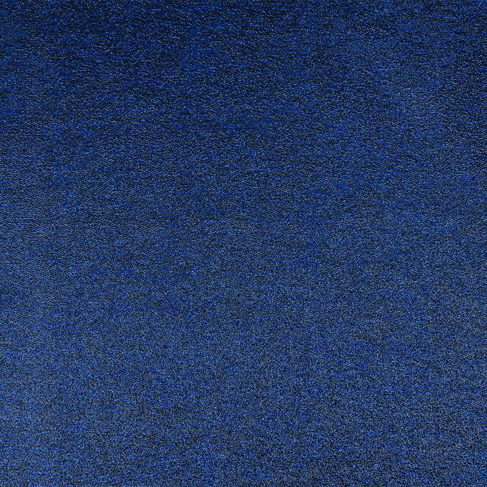 Metallic Royal Blue Crackle Luxury Brocade