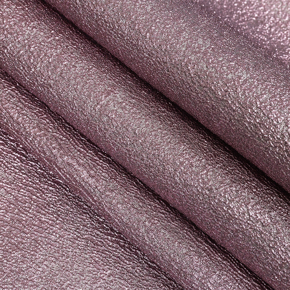 Metallic Pink Crackle Luxury Brocade Detail