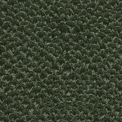 Metallic Green Dimensional Scallops Brocade Full
