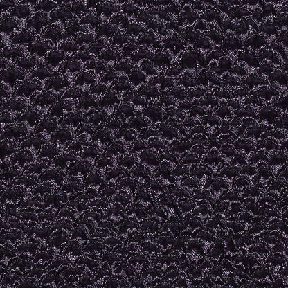 Metallic Eggplant Dimensional Scallops Brocade Full