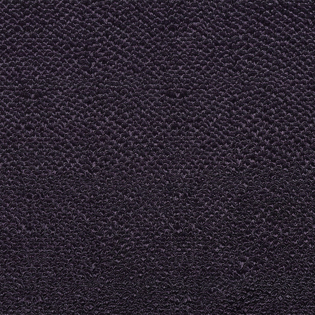 Metallic Eggplant Dimensional Scallops Brocade