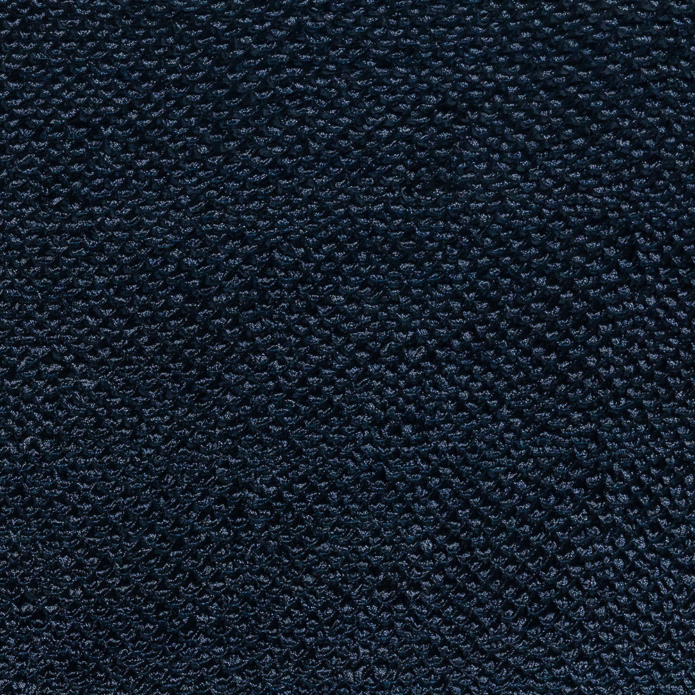Metallic Navy Dimensional Scallops Brocade