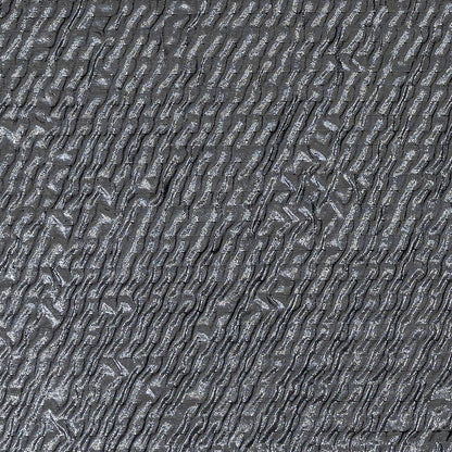 Capella Metallic Gunmetal Wavy Luxury Brocade Full