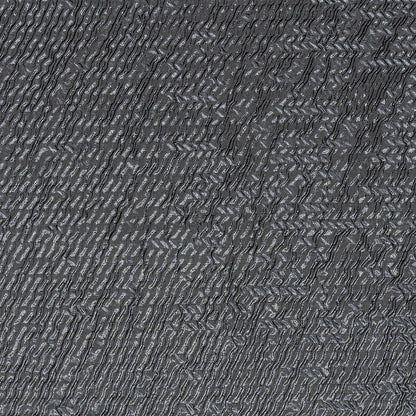 Capella Metallic Gunmetal Wavy Luxury Brocade