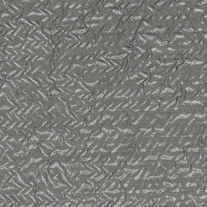 Brocado de lujo ondulado plateado metálico Capella