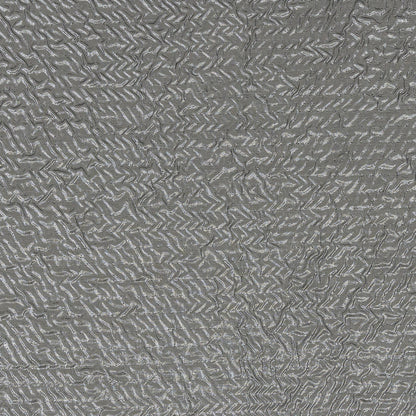 Capella Metallic Silver Wavy Luxury Brocade