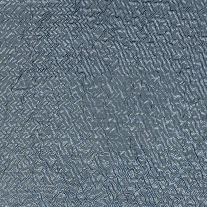 Capella Metallic Sky Blue Wavy Luxury Brocade