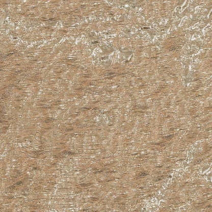 Metallic Gold and Creamsicle Abstract Luxury Brocade