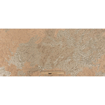 Metallic Gold and Creamsicle Abstract Luxury Brocade