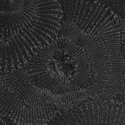Metallic Black Abstract Luxury Brocade