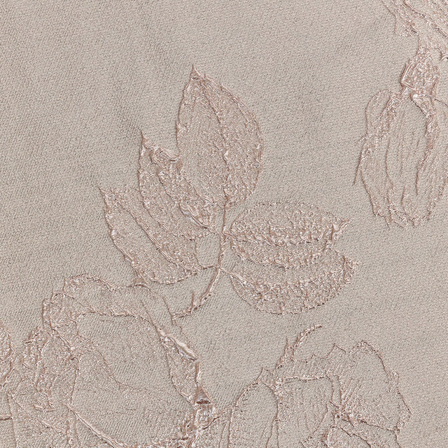 Metallic Dusty Rose Floral Luxury Brocade