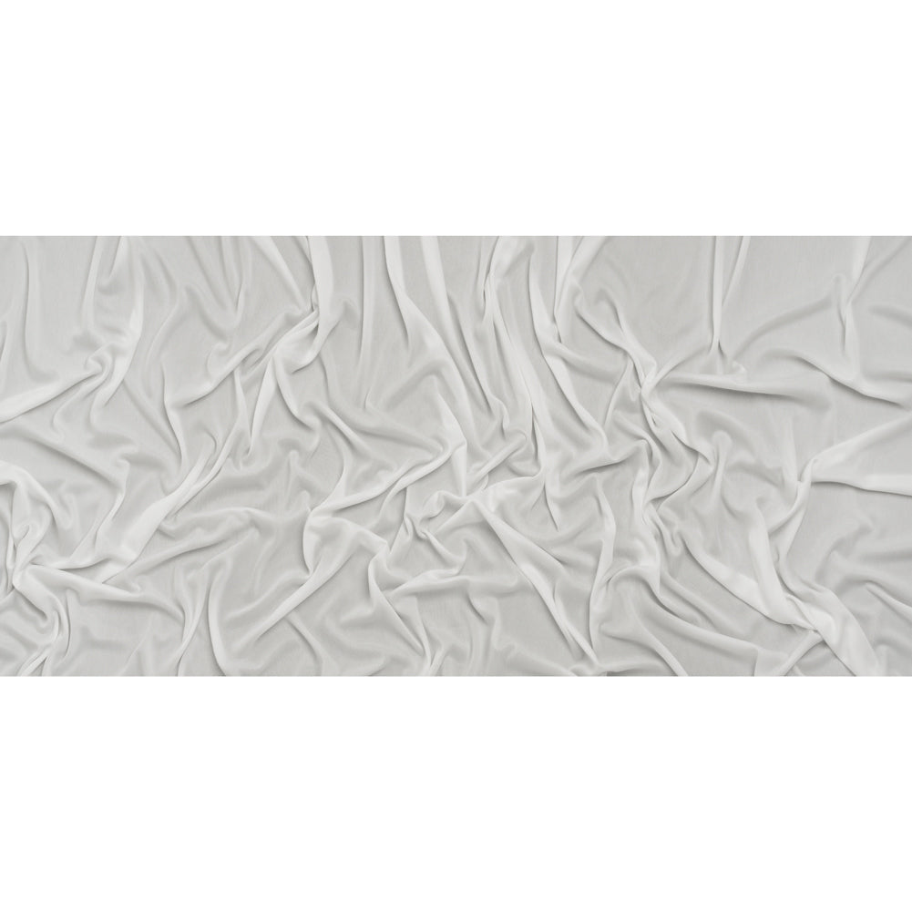 Polyester Pongee Knit Lining - White - Luca Collection - Full