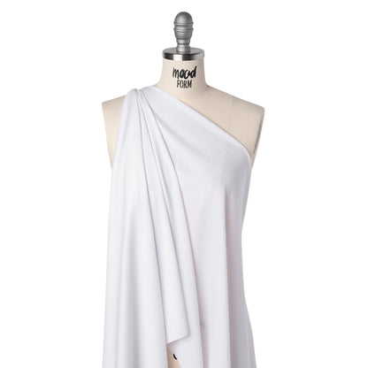 Polyester Pongee Knit Lining - Off-White - Luca Collection Drape