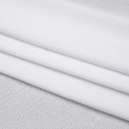 Polyester Pongee Knit Lining - Off-White - Luca Collection Folded