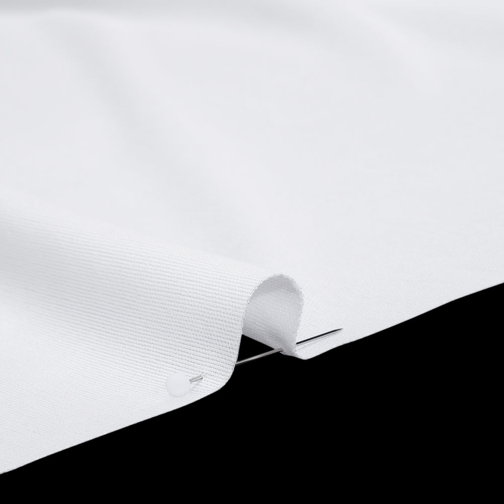 Polyester Pongee Knit Lining - Off-White - Luca Collection Detail