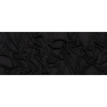 Polyester Pongee Knit Lining - Black - Luca Collection - Full