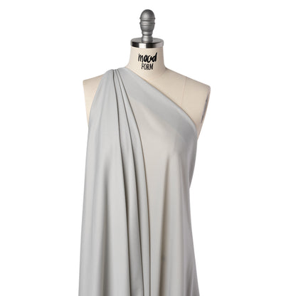 Polyester Pongee Knit Lining - Light Gray - Luca Collection Drape