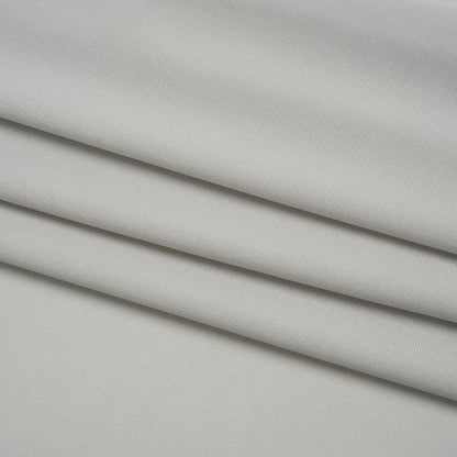 Polyester Pongee Knit Lining - Light Gray - Luca Collection Folded