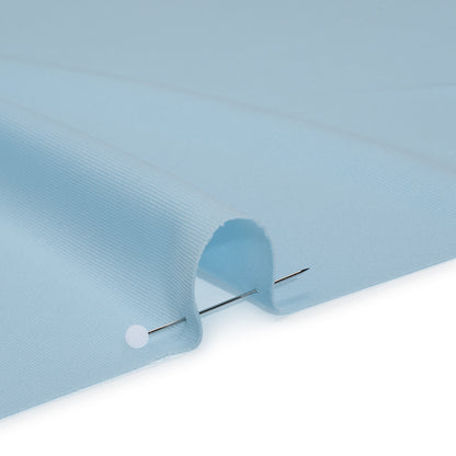 Polyester Pongee Knit Lining - Sky Blue - Luca Collection Detail