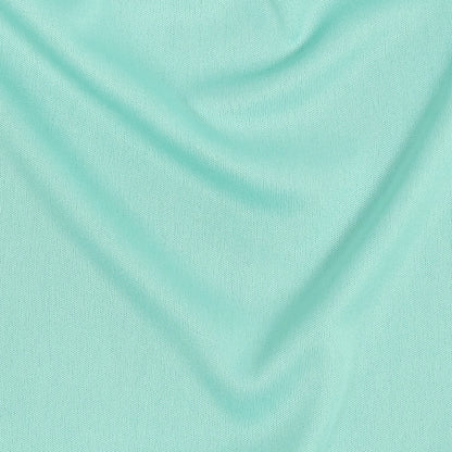 Polyester Pongee Knit Lining - Aqua - Luca Collection