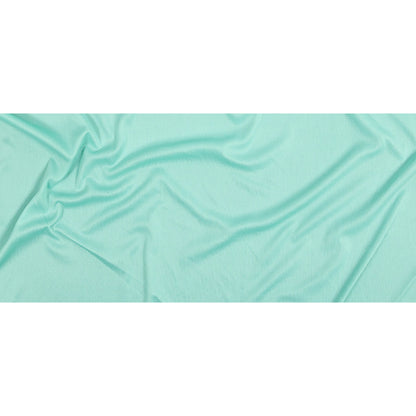 Polyester Pongee Knit Lining - Aqua - Luca Collection