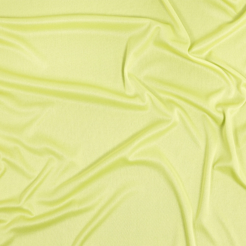 Polyester Pongee Knit Lining - Grass Green - Luca Collection