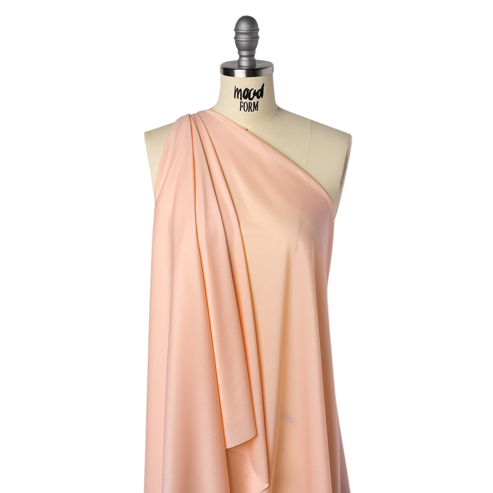 Polyester Pongee Knit Lining - Pearl Blush - Luca Collection Drape