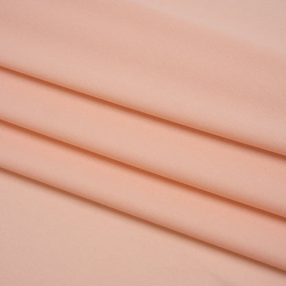 Polyester Pongee Knit Lining - Pearl Blush - Luca Collection Folded
