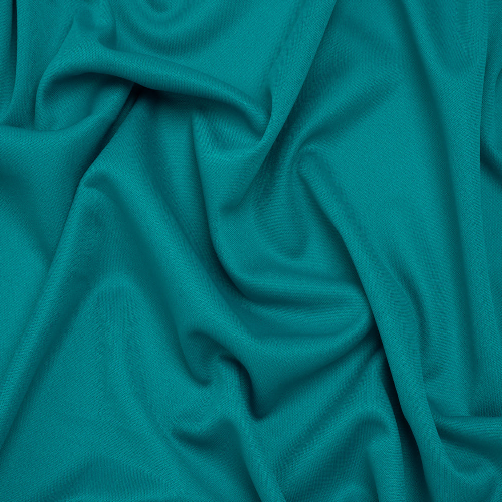 Polyester Pongee Knit Lining - Turquoise - Luca Collection