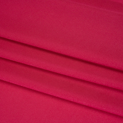Polyester Pongee Knit Lining - Fuchsia - Luca Collection Folded