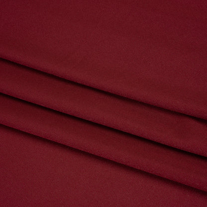 Polyester Pongee Knit Lining - Burgundy - Luca Collection Folded