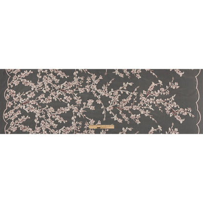 Angelino Pink Floral Embroidered Lace