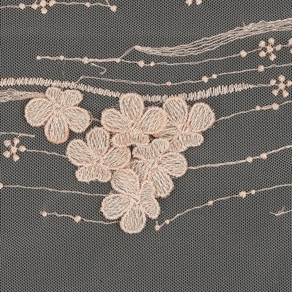 Mattia Pink Floral Embroidered Lace