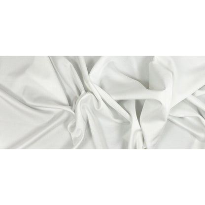 Lux Polyester Crepe Back Satin - White - Isla Collection