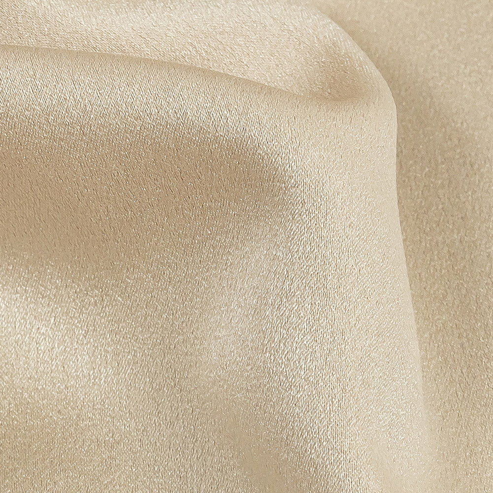 Lux Polyester Crepe Back Satin - Light Beige - Isla Collection