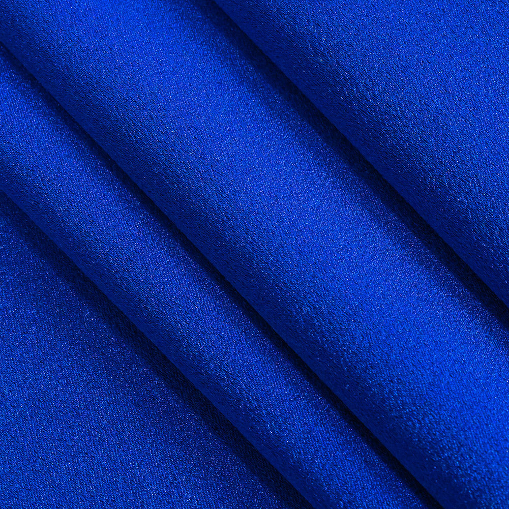 Lux Polyester Crepe Back Satin - Royal - Isla Collection