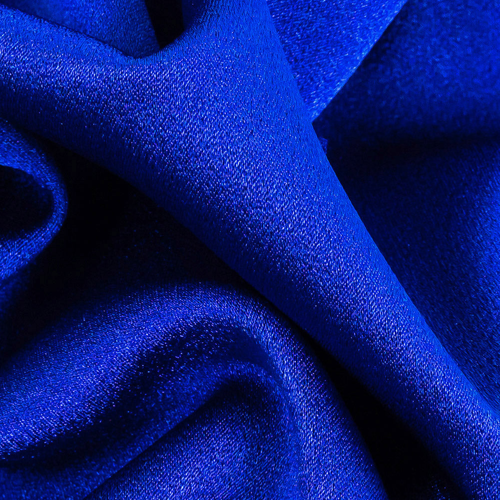 Lux Polyester Crepe Back Satin - Royal - Isla Collection