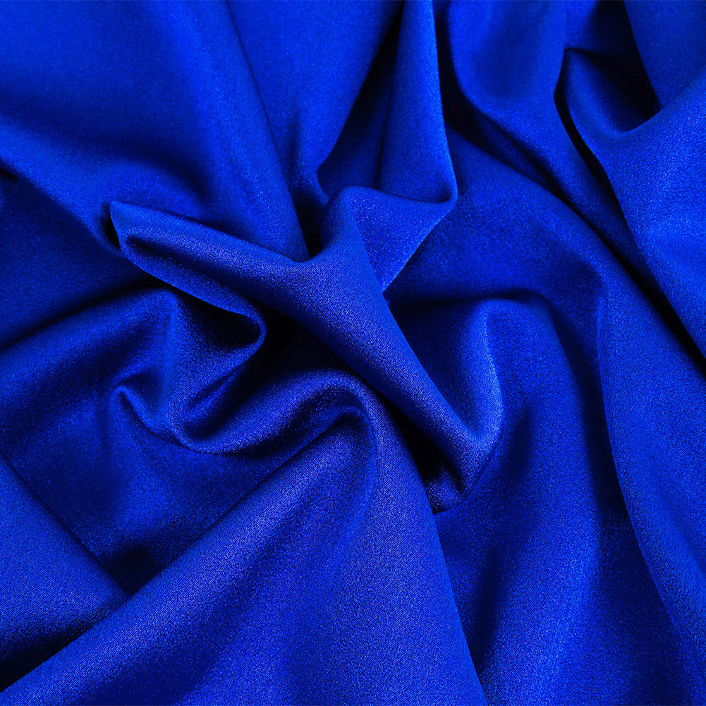Lux Polyester Crepe Back Satin - Royal - Isla Collection