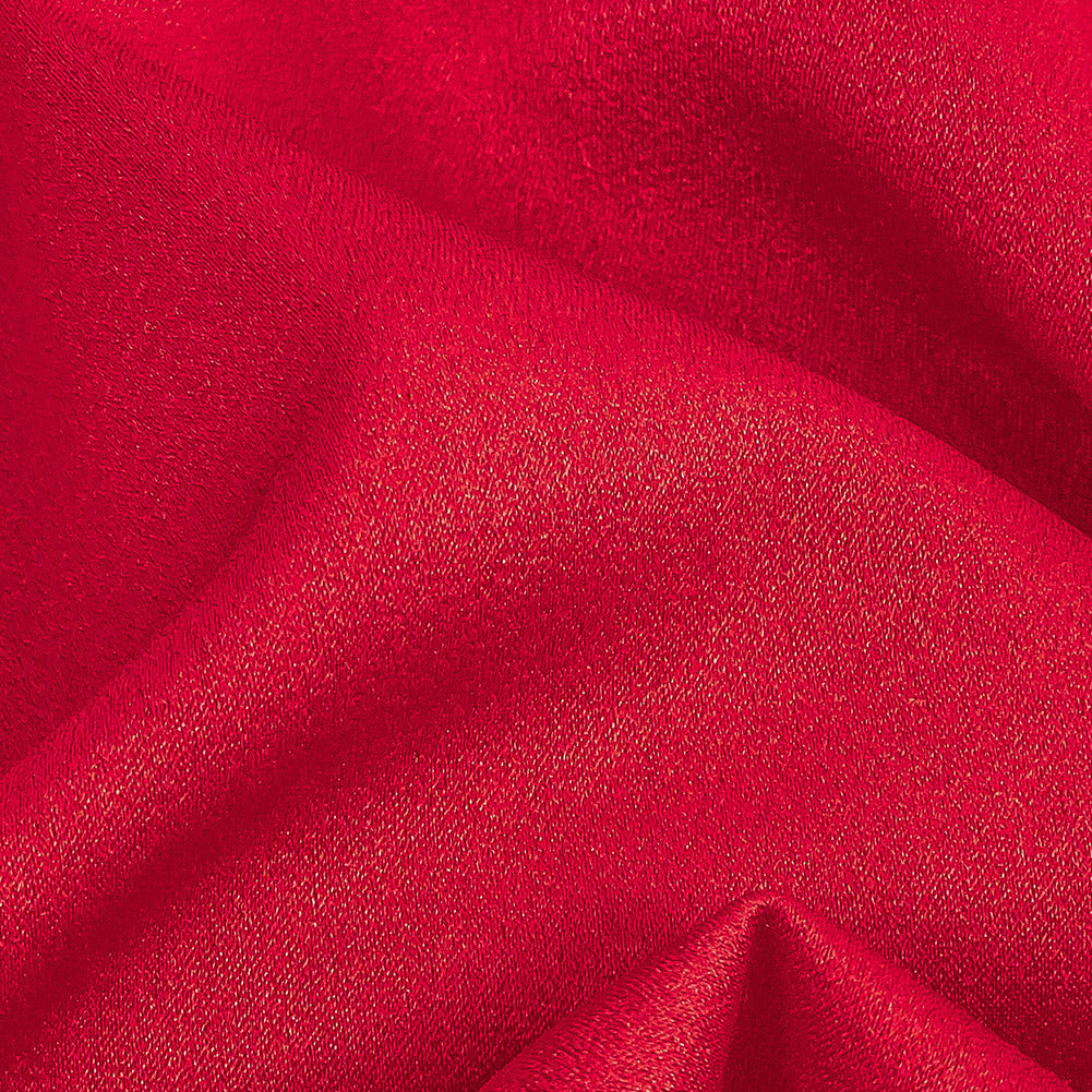 Lux Polyester Crepe Back Satin - Red - Isla Collection