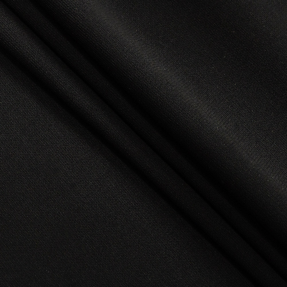 Polyester 4-Ply Crepe - Black - Suzie Collection