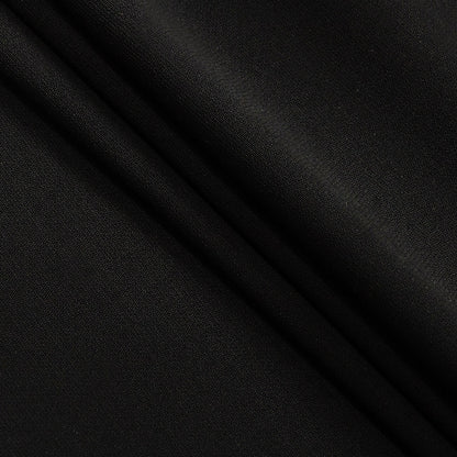 Polyester 4-Ply Crepe - Black - Suzie Collection