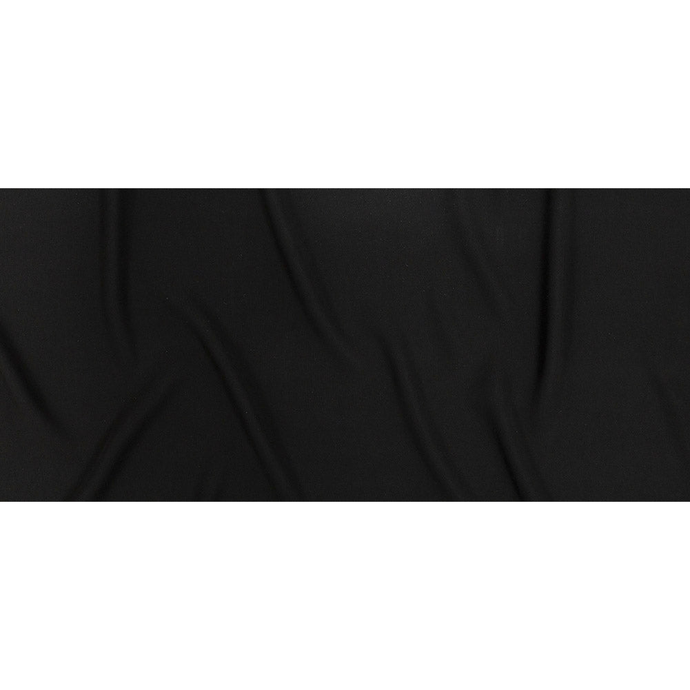Polyester 4-Ply Crepe - Black - Suzie Collection