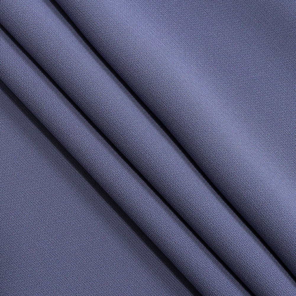 Polyester 4-Ply Crepe - Dark Purple - Suzie Collection - Folded