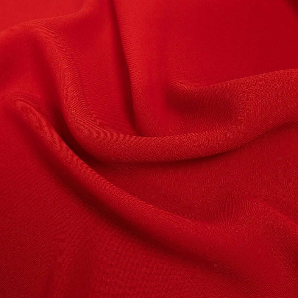 Polyester 4-Ply Crepe - Red - Suzie Collection