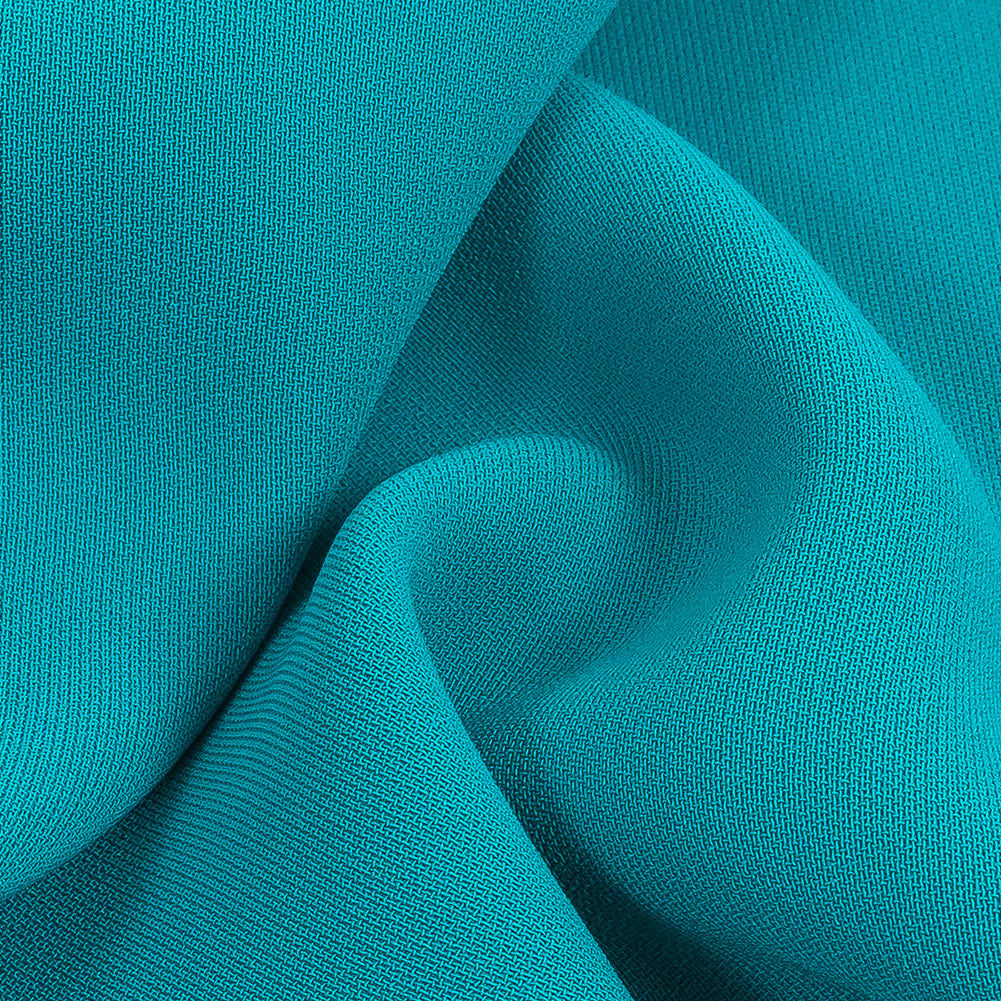 Polyester 4-Ply Crepe - Dark Turquoise - Suzie Collection
