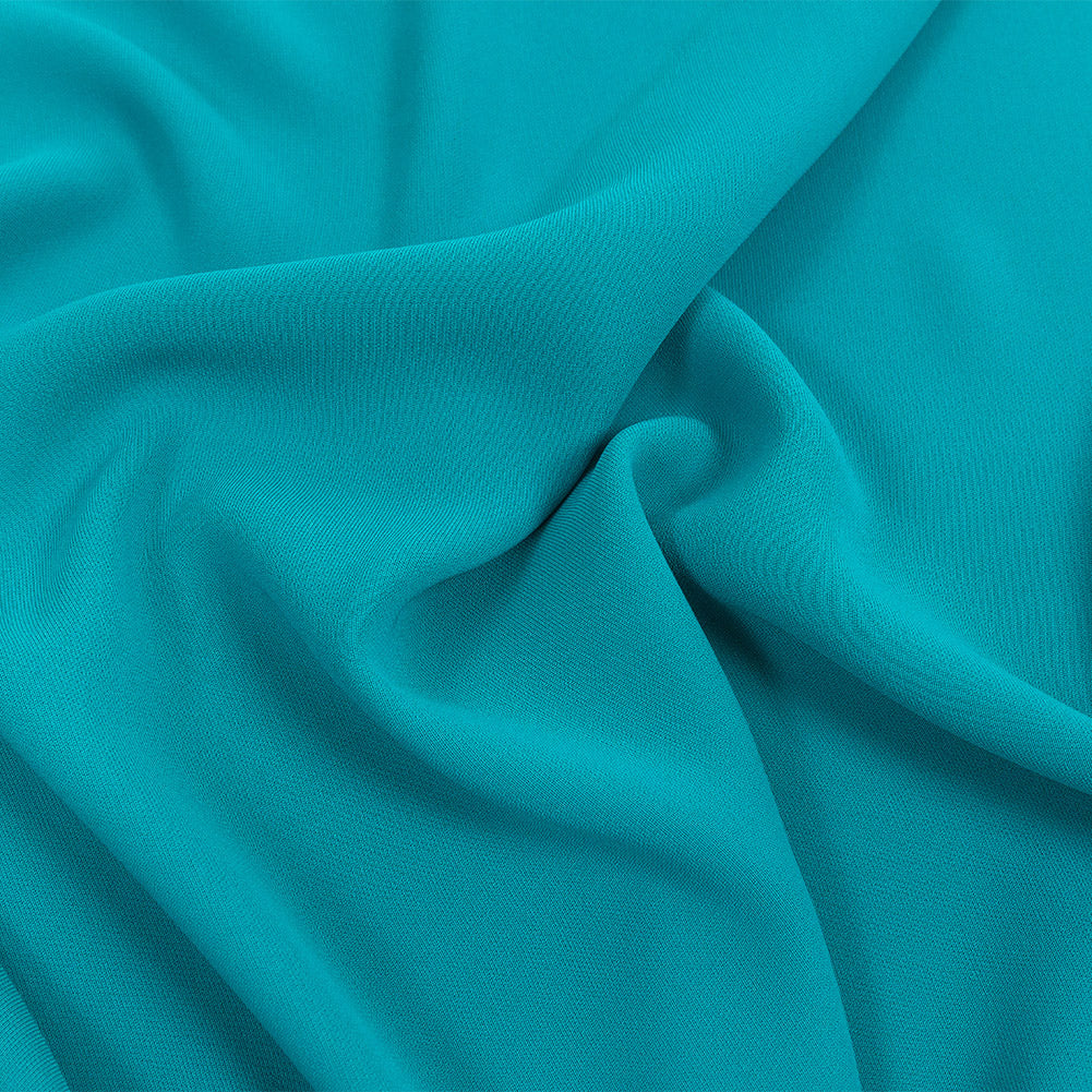 Polyester 4-Ply Crepe - Dark Turquoise - Suzie Collection